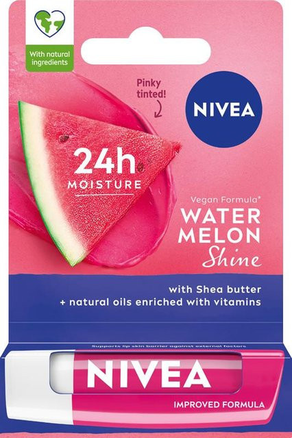 Nivea Watermelon Shine Lippenbalsam, schimmernd, 4,8g - Bild 1