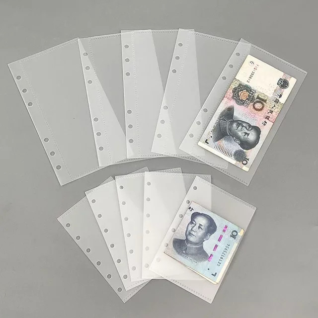 Coliky A6 Binder Notebook Zubehör mit 6-Loch-Ringbindung und transparenter PP-Tasche - Bild 1