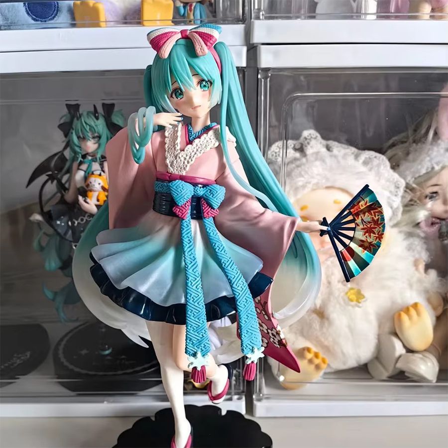 Hatsune Miku Anime Figur Neo Tokyo Serie Kimono Multicolor aus PVC von Bandai - Bild 3