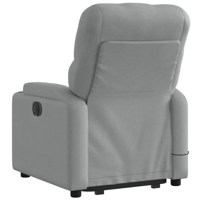 Vidaxl Massagesessel mit Aufstehhilfe in Grau aus Stoff - Bild 4