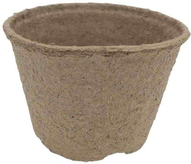 Kompostierbarer Blumentopf von tireusesabiere, biologisch abbaubarer Anzuchttopf, B/H: 14 x 10 cm - Bild 1