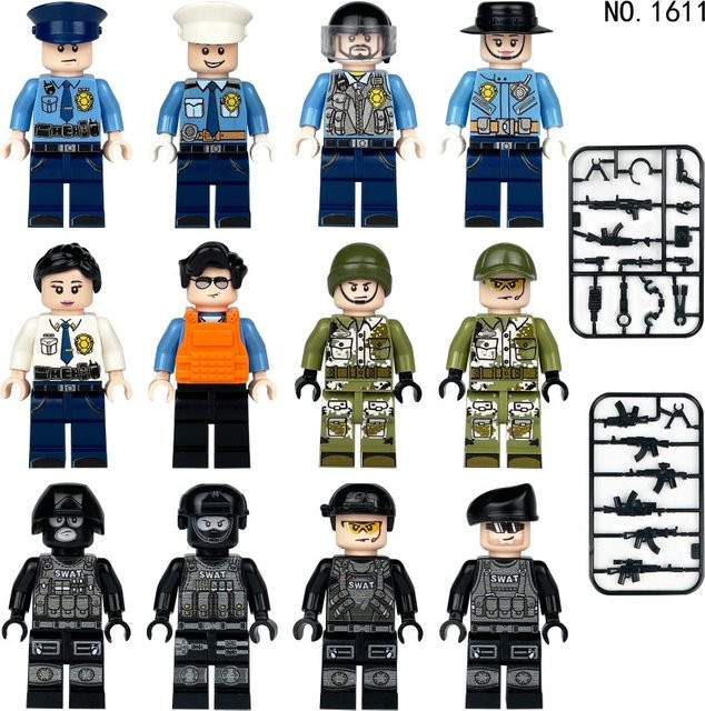 Meigao City Police Doll 1611 Kinder-Bausteine, Polizei - Bild 1