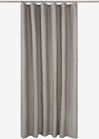 Jotex Duschvorhang LOA in Grau aus Polyester, wasserdicht und blickdicht, Höhe: 180 cm - Bild 1