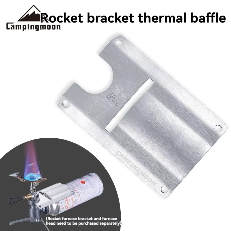 CAMPINGMOON ST-2311/ST-JCB Hitzeschild aus Metall für Gasgrills und Gasherde in Silber - Bild 4