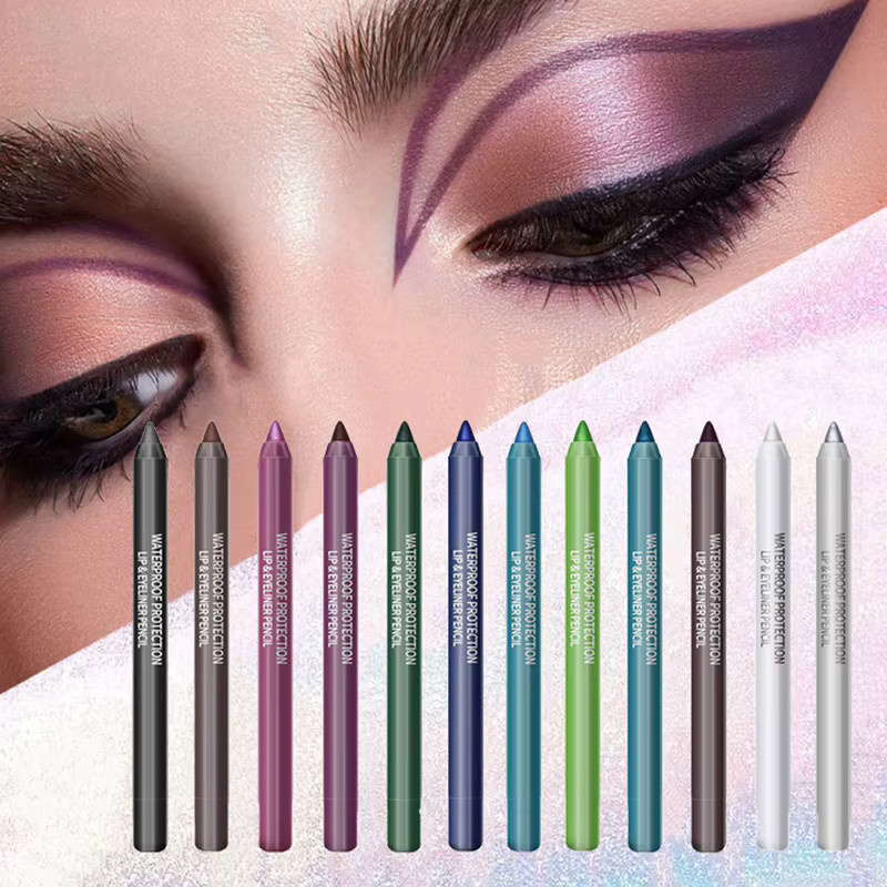 FEIMUKO Lidschattenstift, 14 Farben, Glitzer Eyeliner Gel, Unisex - Bild 4