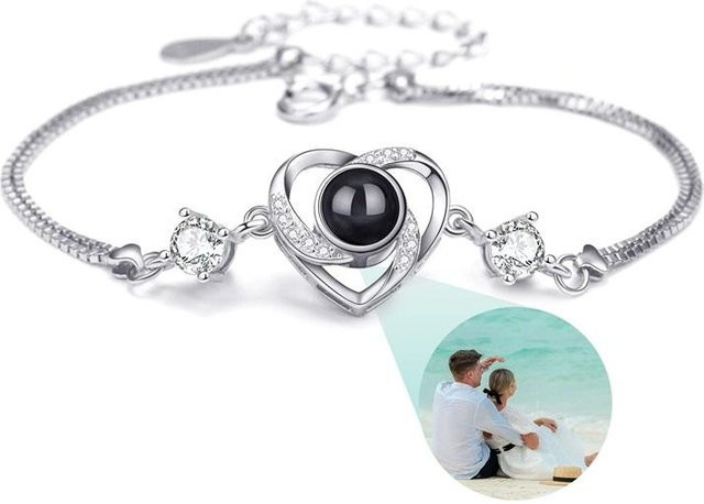 Armband Personalisierte Foto-Projektion, Edelstahl, Titanium steel, Unisex - Bild 1