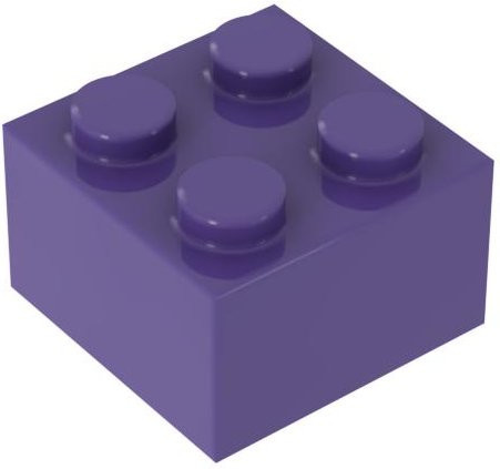 FunBrick Bausteine, 20-teiliges Set, lila, ab 3 Jahre - Bild 1