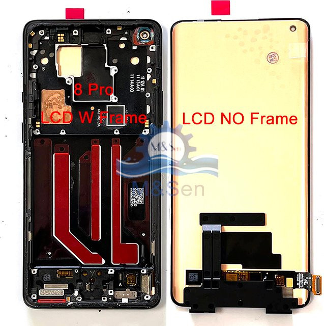 OnePlus 8 Pro Original Amoled LCD-Display mit Touchscreen-Digitizer und Rahmen 6,78 Zoll - Bild 1