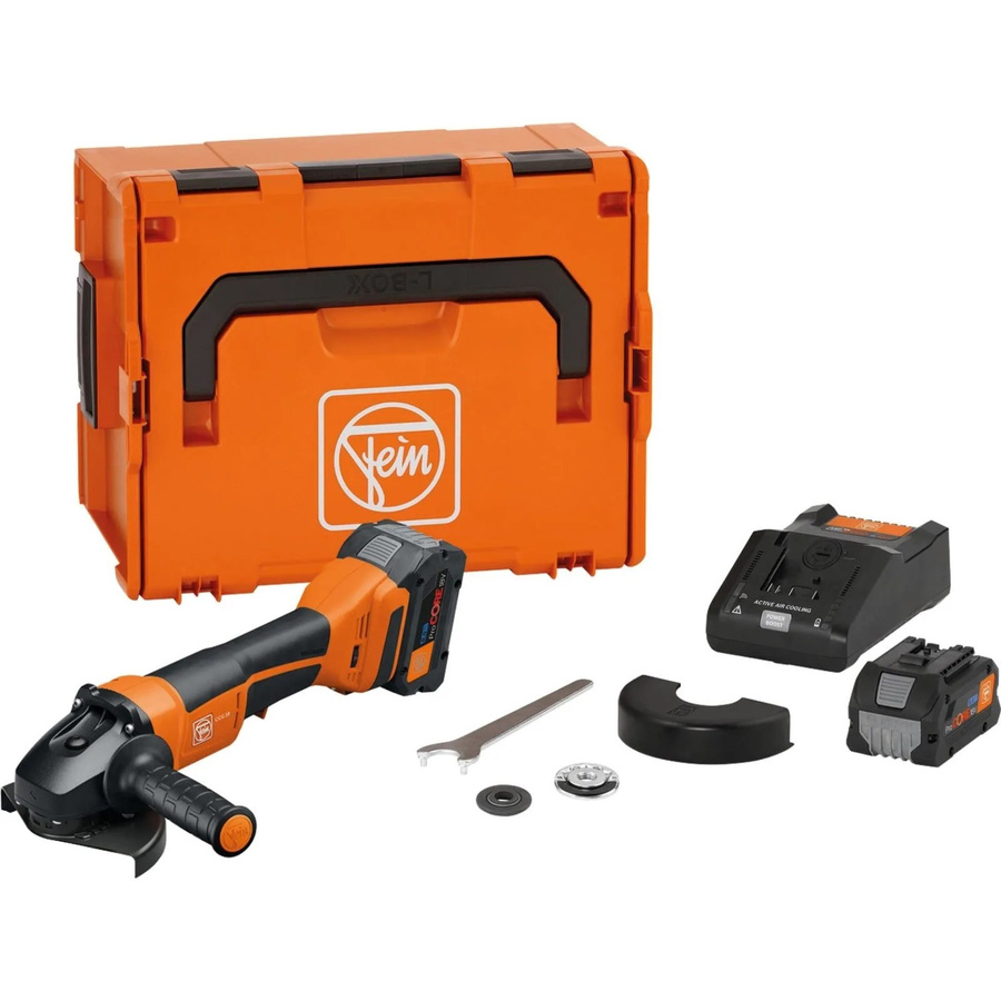 Fein Akku-Winkelschleifer CCG 18-125-12 PD AS 18V orange, Durchmesser: 125 mm - Bild 3
