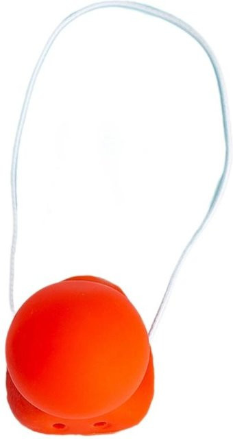 Clownsnase, Clown Zubehör, Rot, Weiß, Silikon, Gummi - Bild 1