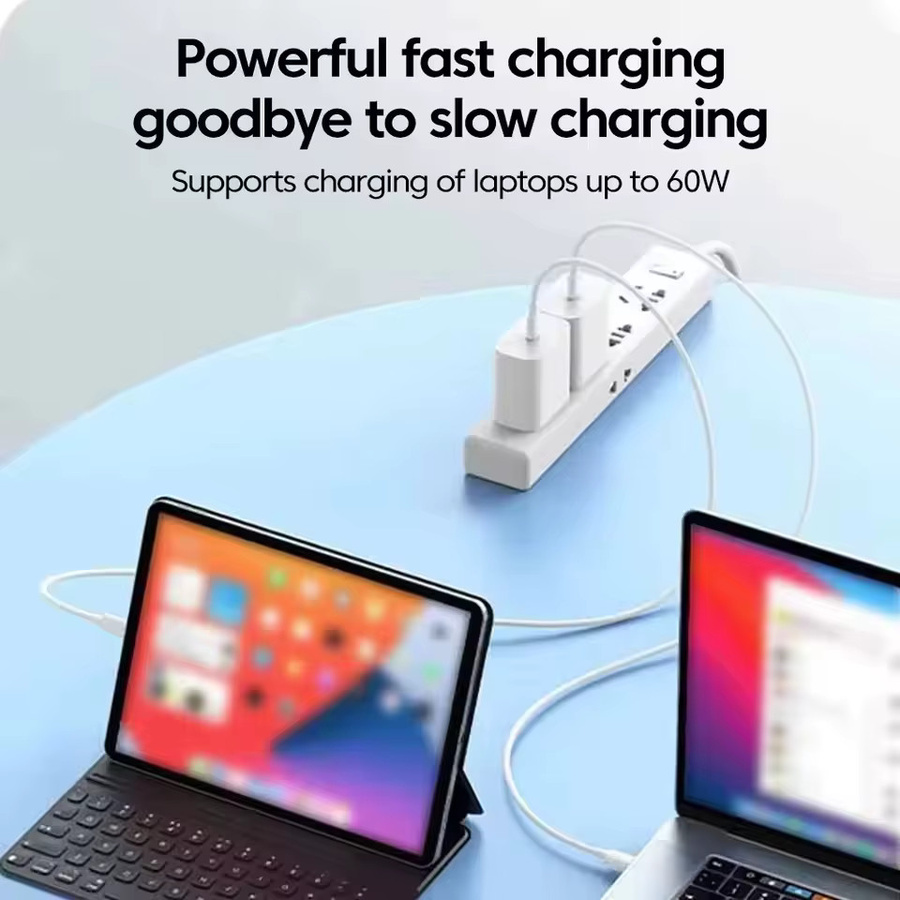 USB-C zu USB-C Schnellladekabel 120W mit Datensynchronisation in Weiß - Bild 2