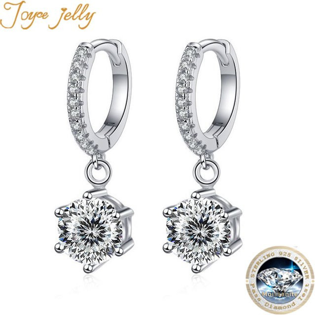 JoyceJelly Ohrringe, 925 Silber, Diamant, Unisex - Bild 1