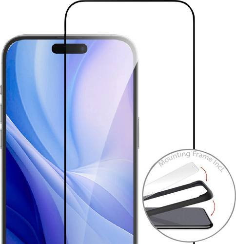4Smarts Second Glass Displayschutzglas für Apple iPhone 16 Pro, transparent, kratzfest und Anti-Fingerprint - Bild 1