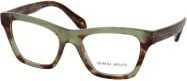 Giorgio Armani AR 7240 Korrektionsbrille, Cat Eye, Vollrand, Kunststoff, Damen, grün, braun - Bild 1
