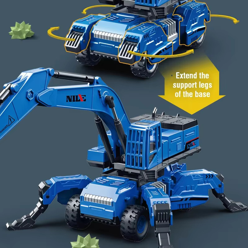 CONUSEA Inertial Mini Auto Verformung Engineering Lkw, Bagger, 1:50 - Bild 3