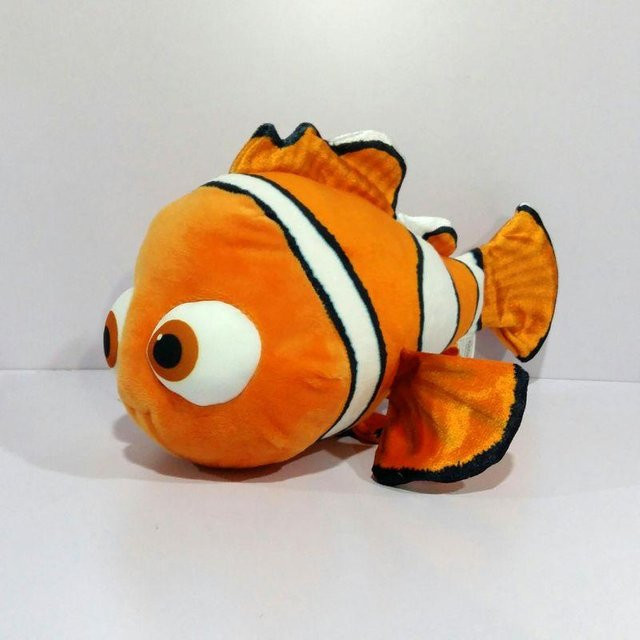 Disney Clownfisch Nemo Fischpuppe Plüschtier, orange, 1-teiliges Set, ab 14 Jahren - Bild 1