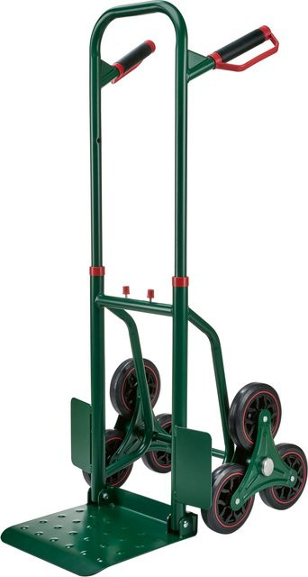 Parkside Treppen-Sackkarre aus Stahl in Grün, B/T/H: 74 x 45 x 37 cm - Bild 1