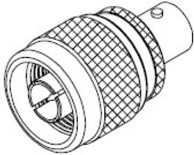 Molex 733861080 Adapter N-Stecker auf BNC-Kupplung - Bild 1
