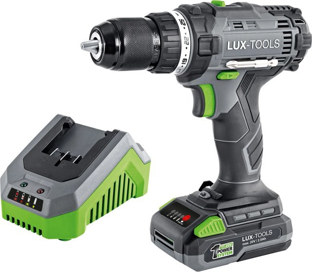 LUX-TOOLS Akku-Bohrschrauber-Set 1 PowerSystem A-BS-20 in Multicolour - Bild 1