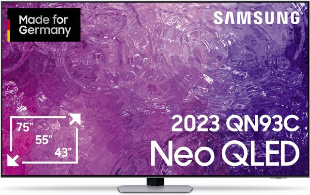 Samsung Neo QLED Smart-TV GQ55QN93CAT in Eclipsesilber mit 138 cm (55 Zoll), 4K Ultra HD, Mini-LED, 100 Hz und Sprachsteuerung - Bild 1