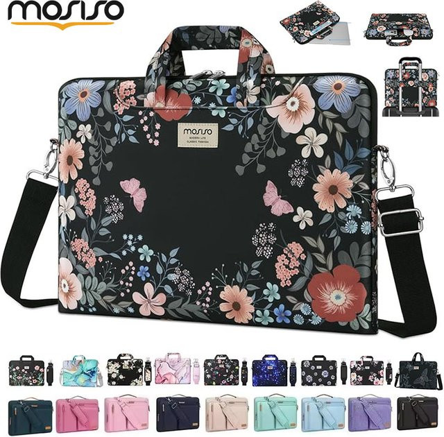 MOSISO Laptop-Umhängetasche in Multicolour für MacBook Air Pro und andere Laptops bis 17,3 Zoll - Bild 1