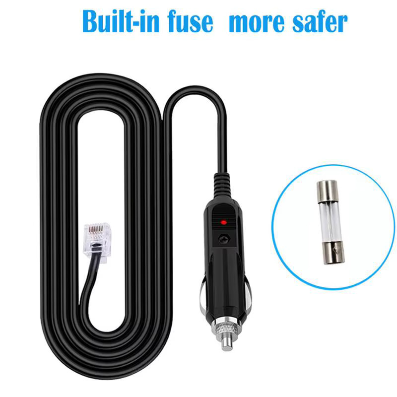 Radarwarner-Adapterkabel auf RJ11 für Escort Passport 8500x, 50, 9500IX, 7500IS und Redline, 12V 2A, Schwarz - Bild 5