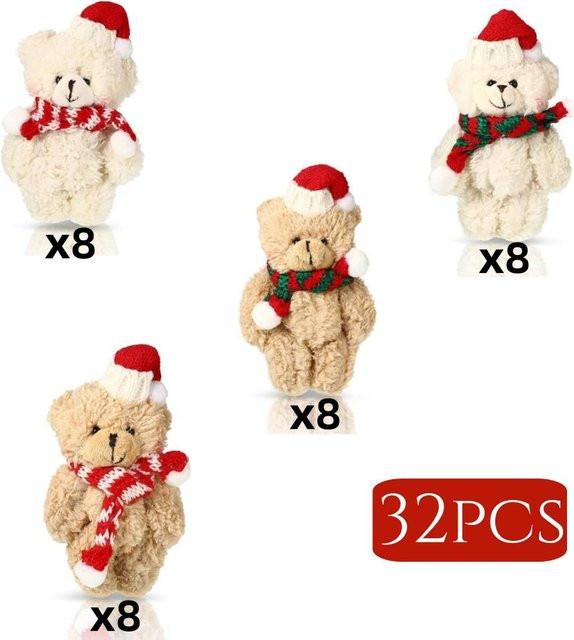 Linyi toy Weihnachten Mini-Teddybären, Plüschtiere, ab 3 Jahre - Bild 1