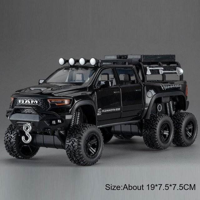 Linyi toy car Ram Pickup Mammoth, Modell Spielzeug, 1:32, Musik und Licht, ab 14 Jahren - Bild 1