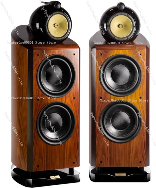 Gravity Nautilus M10 Dual 10 Zoll 3-Wege-HiFi-Standlautsprecher in Braun - Bild 1
