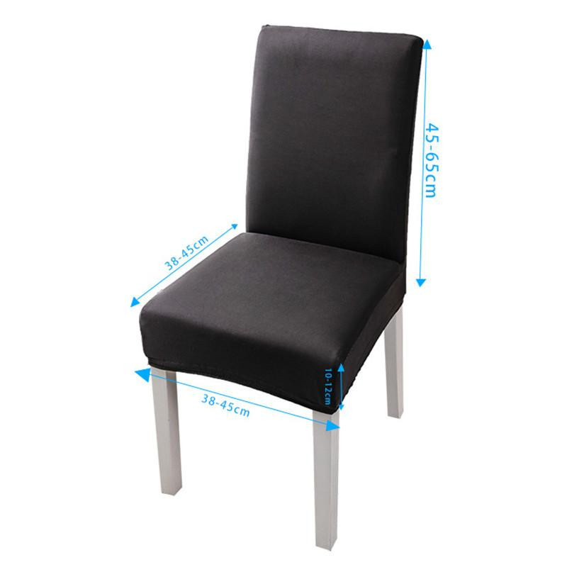 Housmife Stuhlbezug für Esszimmerstühle mit hoher Rückenlehne, elastischer Spandex-Bezug in Schwarz - Bild 4
