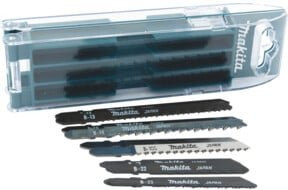 Makita Stichsägeblatt-Sortiment A B-44410, 10-teiliges Set für Holz, Kunststoff und Metall, Silber - Bild 2
