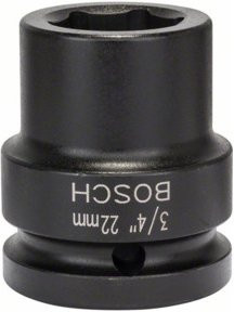 Bosch Steckschlüsseleinsatz SW 22 mm in Schwarz aus Stahl - Bild 1