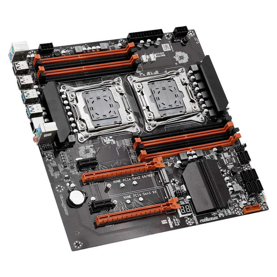 SOYO X99 Dual Gaming Motherboard Kit mit 2x Intel E5 2680 V4 CPUs, 32GB DDR4 RAM und NVMe/M.2 Support, Schwarz - Bild 4