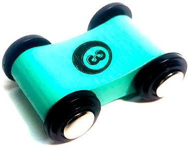 XDR Schienen Spielzeugauto, Holz, 4-teiliges Set, ab 14 Jahren - Bild 1