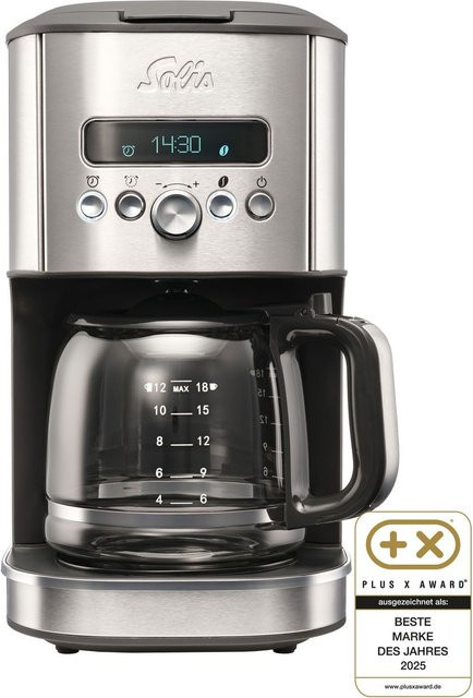 Solis Aroma Brewer 1021 Filterkaffeemaschine in Silber mit Timer und Warmhaltefunktion, 1,8 Liter - Bild 2