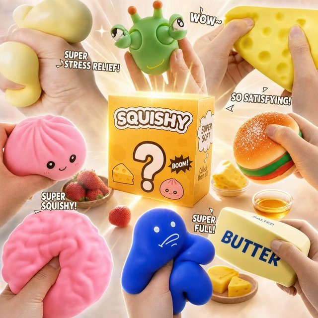 Mystery Box Squishy Spielzeug Set, 1-teiliges Set - Bild 1