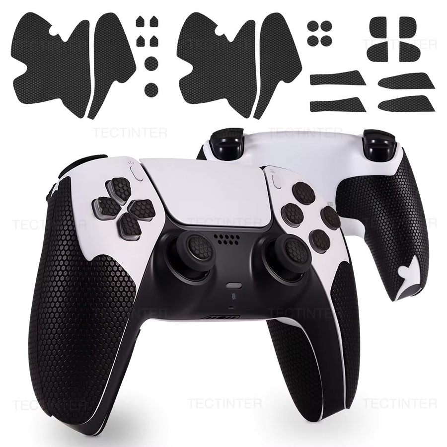 TECTINTER Griff Grip Abdeckung in Schwarz für PlayStation 5 Controller, Nintendo Switch und Xbox Series X S Gamepads - Bild 7