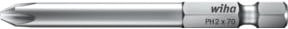 Wiha Bit Professional Phillips PH3 Schraubendreher-Bit 1/4 Zoll, 70 mm, Silber - Bild 1