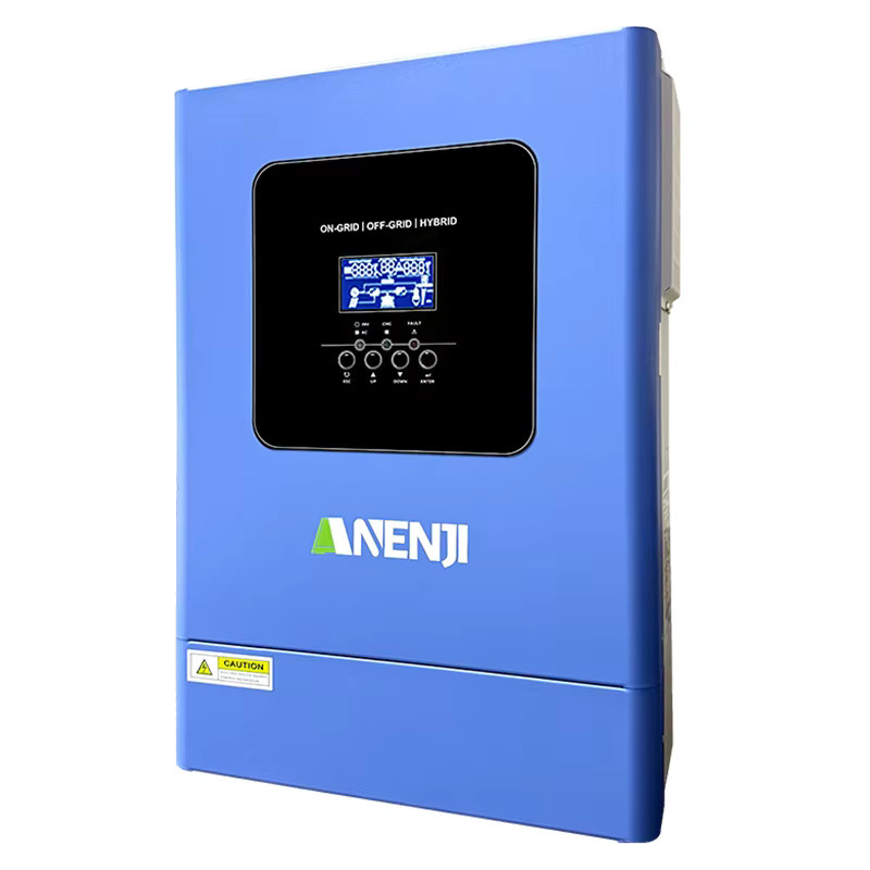 ANENJI Hybrid-Solar-Wechselrichter 6,2 kW, 48 V, MPPT 120A Solarladegerät mit reiner Sinuswelle für On-Off Grid Systeme in Blau - Bild 4