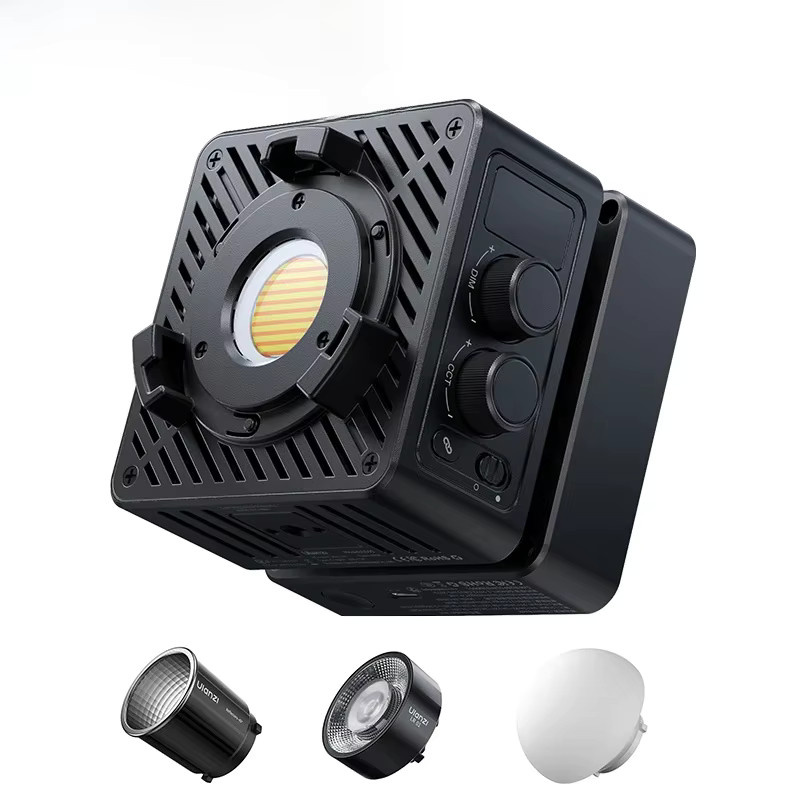 Ulanzi EC65 65W Würfellicht Tragbare zweifarbige LED-Videoleuchte in Schwarz mit APP-Steuerung und optischem Zubehör für Fotografieaufnahmen - Bild 6