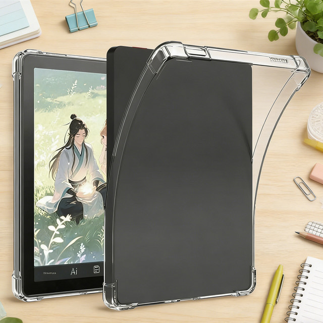 Stoßfeste Schutzhülle für Bigme B6 E-Reader, 6 Zoll TPU Rückseite, transparent - Bild 1