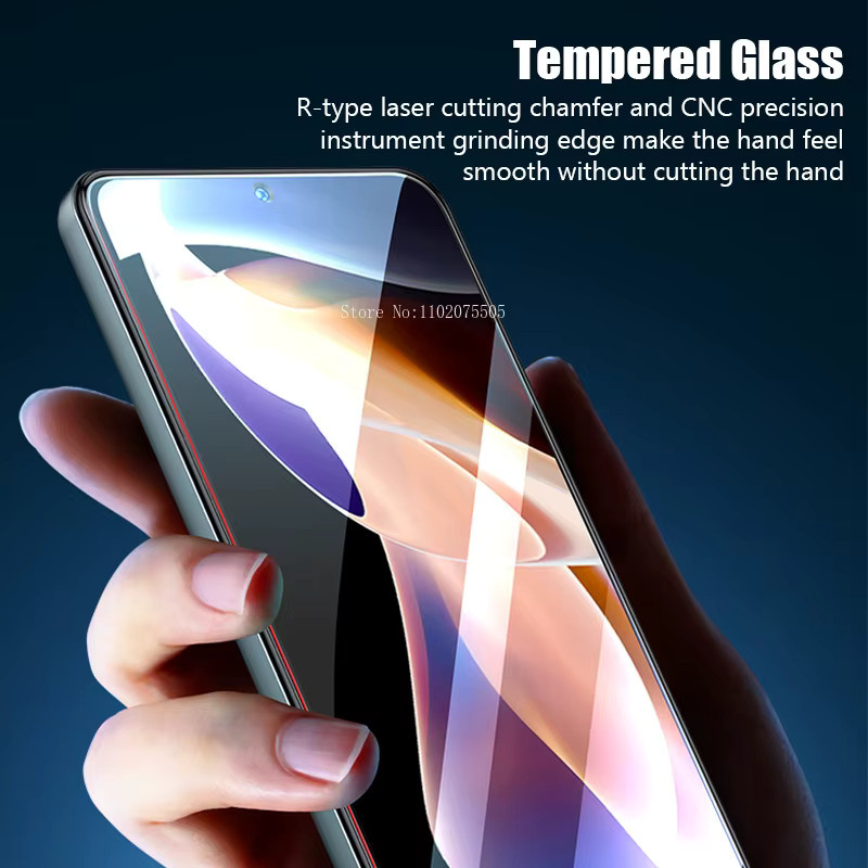 Xiaomi Gehärtetes Glas Screen Protector Transparent für Redmi Note 12 11 Pro Plus 5G 10 Pro 9 8 7 11S 10S 9S 12C 10C 9A 9C 9T - Bild 3