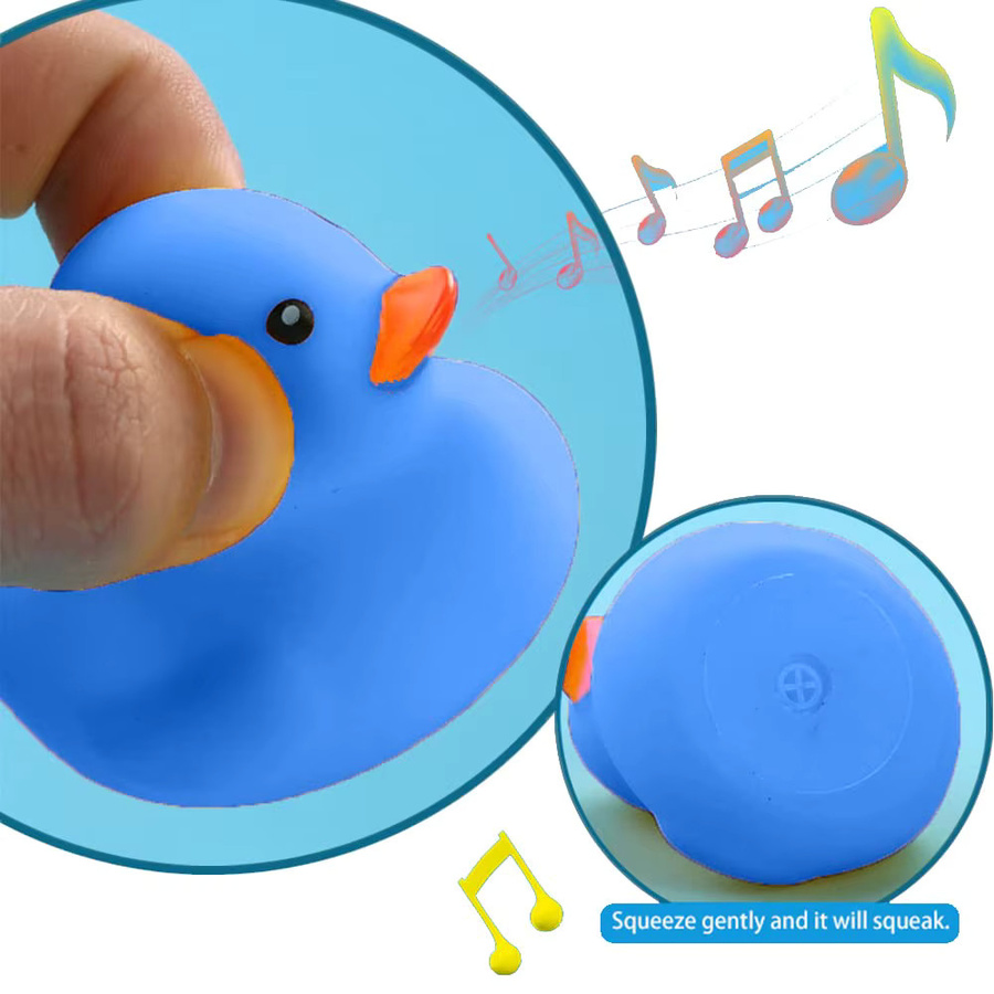 GSF Mini-Gummiente-Set, blau, 1–100 Stück - Bild 3