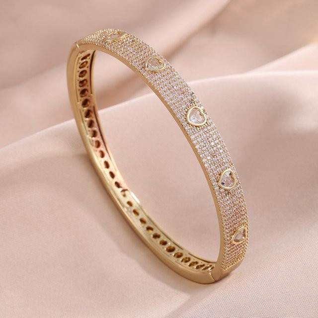 ZAKOL Herz-Armband, kubische Zirkonia, Damen - Bild 1