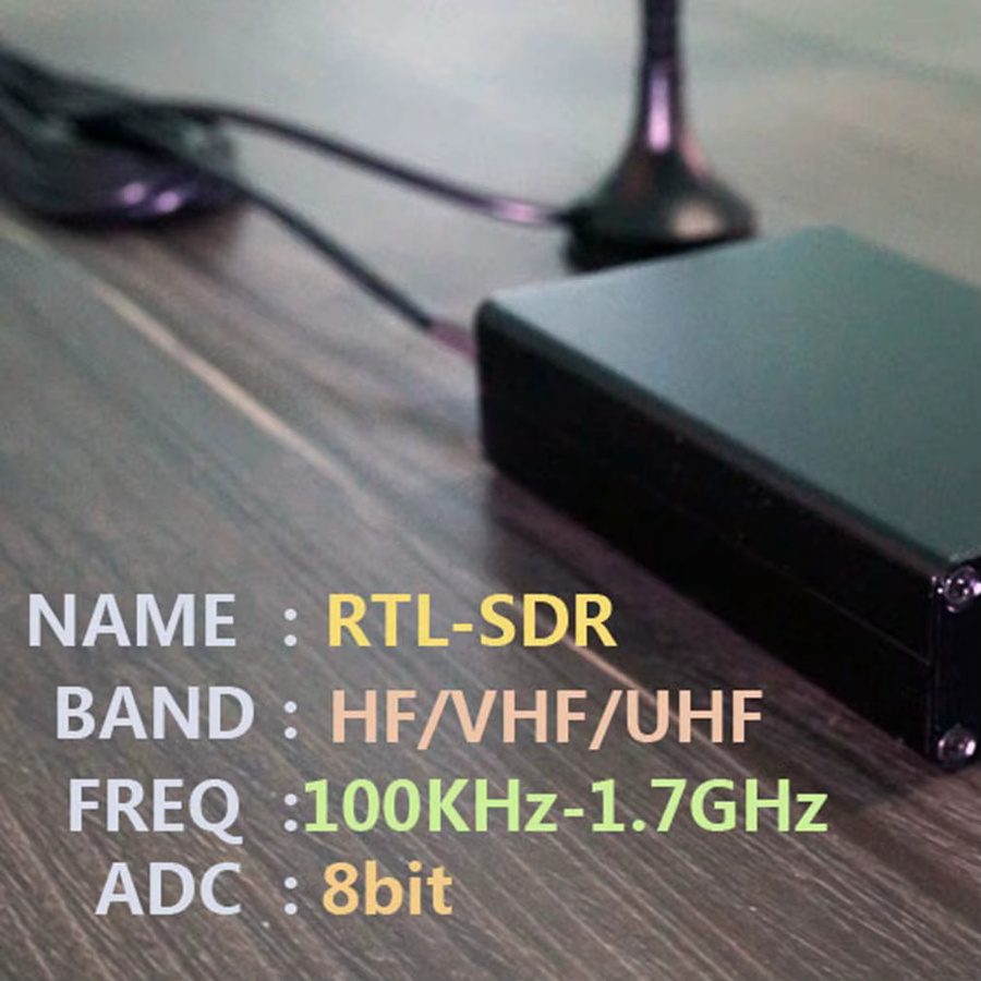 RTL-SDR USB Tuner Empfänger mit RTL2832U und R820T2 Chipsatz, Frequenzbereich 100kHz-1,7GHz, Schwarz - Bild 2