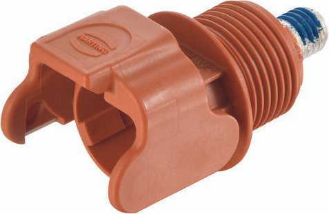 HARTING Einschraubgehäuse aus Kunststoff in Rot und Orange - Bild 1