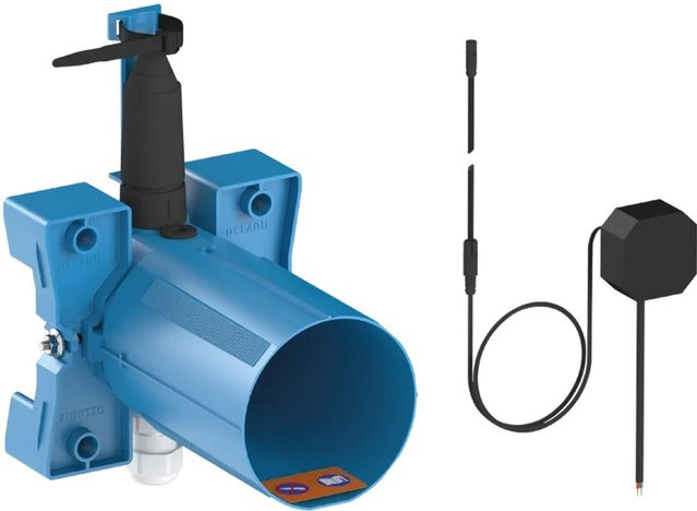 Delabie Elektronischer Urinalspüler TEMPOMATIC 4 UP G1/2 in Blau 230/6V Set - Bild 1