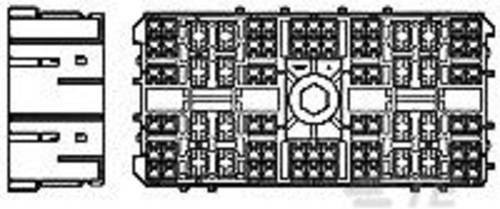TE Connectivity Box, Grau, 2-936321-3 - Bild 1