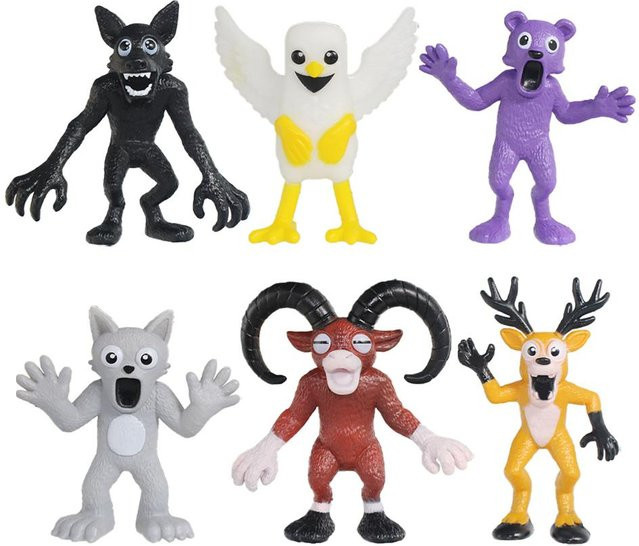 Yiran toy 1 99 Nächte im Wald Hirsch Wolf Modell 6-teiliges Set - Bild 1