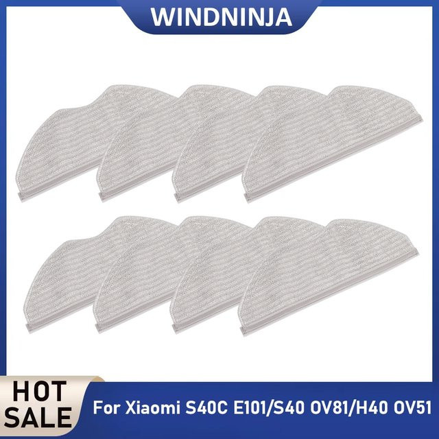 Waschbare Mop-Pads als Ersatzteile für Xiaomi S40 OV81, H40 OV51 und S40C E101 Roboter-Staubsauger - Bild 1